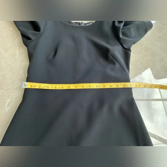 Vintage Elie Tahari Black Long Sleeve Dress with Embellished Cuffs Size 4 - Picture 14 of 17